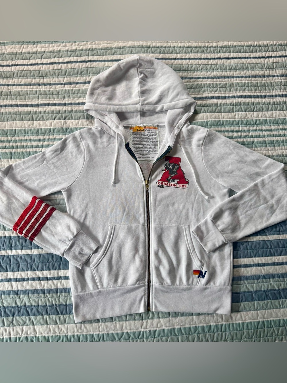 Aviator Nation Alabama Zip Up Hoodie